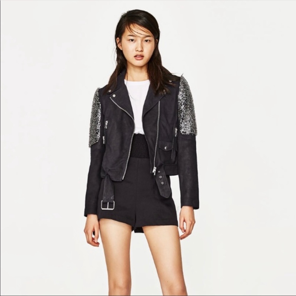 Zara sequenced Jacket new jacket with tags